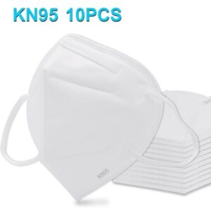 10 PCS CE Certified KN95 n95 Foldable Earloop Breathable Respirator Dustproof Protection Antiviral Anti-fog Doctor Nurse Face Mask(