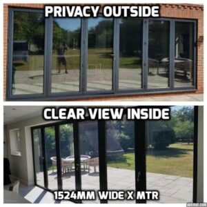(1.5m x 1m) Non Reflective Privacy Window Film