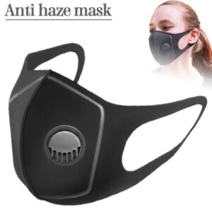 (1PC) Safety Dust Mask PM2.5 Filters Breathing Valve Respirator Washable Face Mask