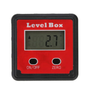 2-key Mini Precision Digital Inclinometer Level Box Protractor Angle Finder Gauge Meter with Magnet Base