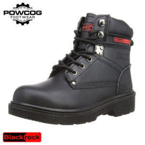 (3) BLACKROCK ULTIMATE Black Safety Work Boots Steel Toe Cap Midsole Size SF08