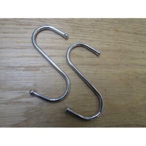 3" Steel S Hook Chrome