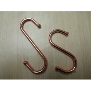 3" Steel S Hook Copper