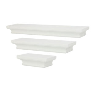 3 White Floating Shelves | M&W