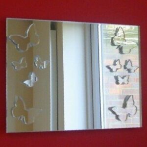 (30 x 40 cm) Butterflies Rectangle Mirror