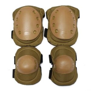 4 Pcs Tactical Sports Knee Elbow Protective Pads MUDCOLOR