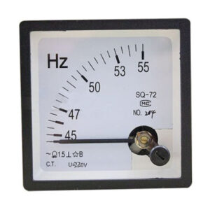45-55Hz 220V Analog Panel Pointer Type AC Frequency Meter Hertz Indicator for System Monitoring Frequency Tester