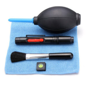 5 In 1 Camera Cleaning Kit Hot Shoe Spirit Lens Pen Air Blowing Cloth