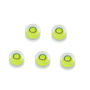 (A(10x6mm)) 5pcs Round Bubble Level