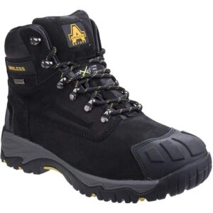 Amblers Safety Mens FS987 Metatarsal Protection Waterproof Lace Up Safety Boot Black
