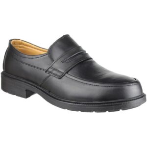 Amblers Steel FS46 Mens Slip On Safety Work Shoes Black