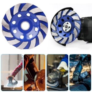 Angle Diamond Polishing Wheel Cup Bowl Alloy Steel Vibration-free Trimming Disc Piece Grinding Machine Tool Accessory