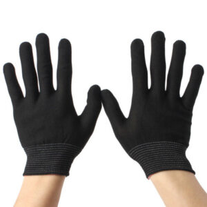 Anti Static Nylon Work Glove Grip Durable Knit Working Safety Gloves