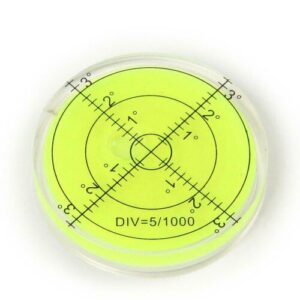 Bullseye Precision Spirit Level Large Round Circular Bubble Vial 65mm Caravan