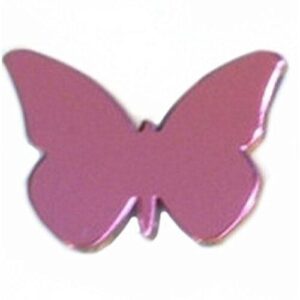 Butterfly Big Wings Pink Mirror - 60 x 40 cm (3mm thick acrylic)