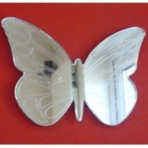 Butterfly Etched Mirror - 35 x 25 cm