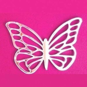 Butterfly Patterned Big Wings Mirrors - 12cm - 8cm