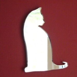 Cat Mirror - 12cm x 10cm