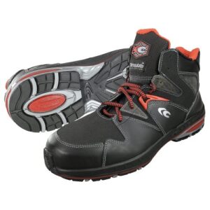 Cofra 19150-000.W41 Size 41 S3 CI SRC "Perfect Game" Safety Shoes - Black/Orange - EN safety certified
