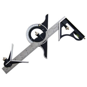 Combination Square Set Protractor Spirit Level Aluminum Alloy Ruler