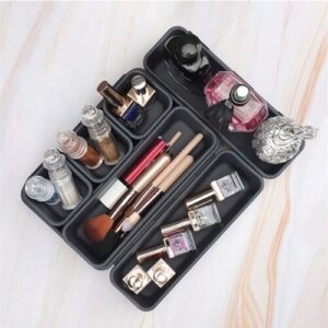 Cosmetics Kitchen Storage Brush Sundries Desk Cupboard Divider box Household drawer Jewelry Separated Jewellery Table Adjustable