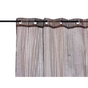 curtain 260 x 140 cm polyester brown