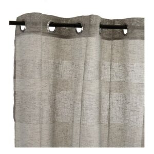 curtain 260 x 140 cm polyester grey
