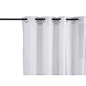 curtains 140 x 260 cm polyester light grey