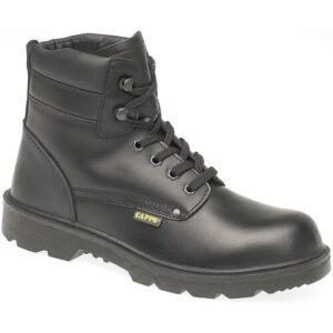 Delta Plus Capps LH832 Black Mens Leather Safety Boots Steel Toe Cap
