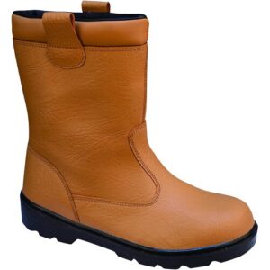 Delta Plus Panoply Tomac S1P SRA Tan Mens Steel Toe Cap Work Safety Rigger Boots