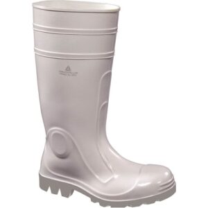 Delta Plus Panoply Viens White PVC Safety Wellington Boots Wellies Steel Toe Cap