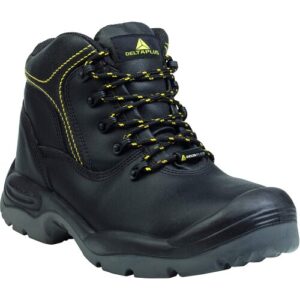 Delta Plus Santana Black Composite Toe Wide Fit Safety Boots 100% Metal Free PPE