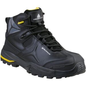 Delta Plus TW402 S3 Black Leather 100% Metal Free Composite Toe Cap Safety Boots