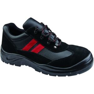 Deltaplus Globetrotters LH507 Black Red Mens Composite Toe Cap Safety Trainers Work Shoes