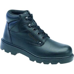 Deltaplus Redwood LH626 S1 Black Leather Mens Steel Toe Cap Safety Boots Work Boots PPE