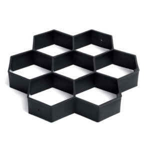 DIY Hexagon Pave Maker Mold Plastic Garden Paving Brick Mold Paving Cement Brick Mold