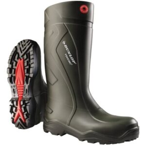 Ejendals 760933Â Dunlop Purofort Work Boots Size 43Â Black/Green