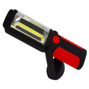 Fishing Camping Magnetic Flashlight Magnet Work Lamp LED Hook Light Hiking Torch