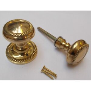 Georgian Solid Brass Mortice Door Knob