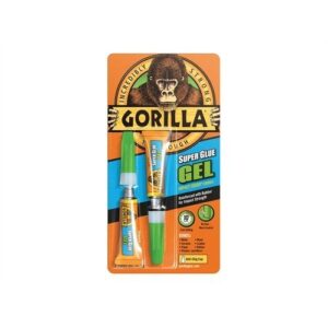 Gorilla Glue GRGSGG23 Gorilla Super Glue Gel 3g Pack of 2