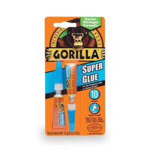 Gorilla Super Glue 2x 3g Tubes Adhesive Tough Quick Setting