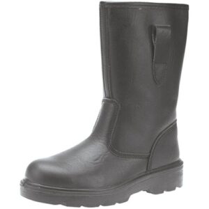Grafters M021A Mens S1 SRC Safety Rigger Boots Black