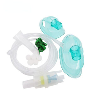 (green) 6 in 1 Facial Nebulizer Mask Inhaler Set