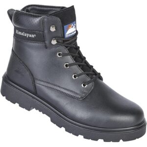 Himalayan 1120 S3 SRC Black Leather Steel Toe Cap Safety Boots Work Boot PPE