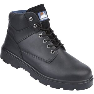 Himalayan 1200 S3 SRC Black Leather Steel Toe Cap Hiker Style Safety Boots PPE