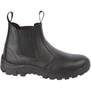 Himalayan 2602 S1P SRC Black Leather Steel Toe Cap Chelsea Dealer Safety Boots