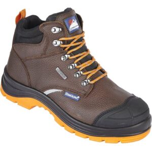 Himalayan 5403 S3 Waterproof Brown Leather Reflecto Steel Toe Cap Safety Boots