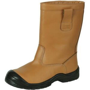 Hoggs of Fife Mens Classic R1 Rigger Steel Midsole and Steel Toecap Safety Boots (S3 HRO SRA WRU) Golden Tan
