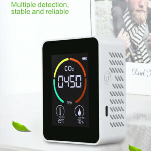 Indoor Portable CO2 Detector Multifunctional Thermohygrometer Home Digital C1C9