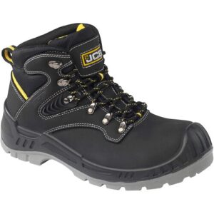 JCB Backhoe S3 SRC Black Heavy Duty Mid Cut Composite Toe Cap Safety Boots